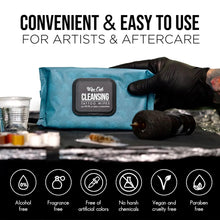 Load image into Gallery viewer, CLEANSING TATTOO WIPES (40 COUNT) - Big Sleeps Ink