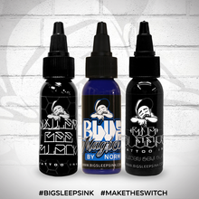 Load image into Gallery viewer, Black and Blue Set - Big Sleeps Ink