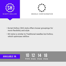 Load image into Gallery viewer, ENVY Gen2 Cartridge Big Sleeps Extra Tight Liner (10 Pack) - Big Sleeps Ink