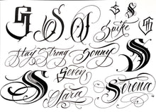 Load image into Gallery viewer, The Gold Lettering Book - Big Sleeps Ink