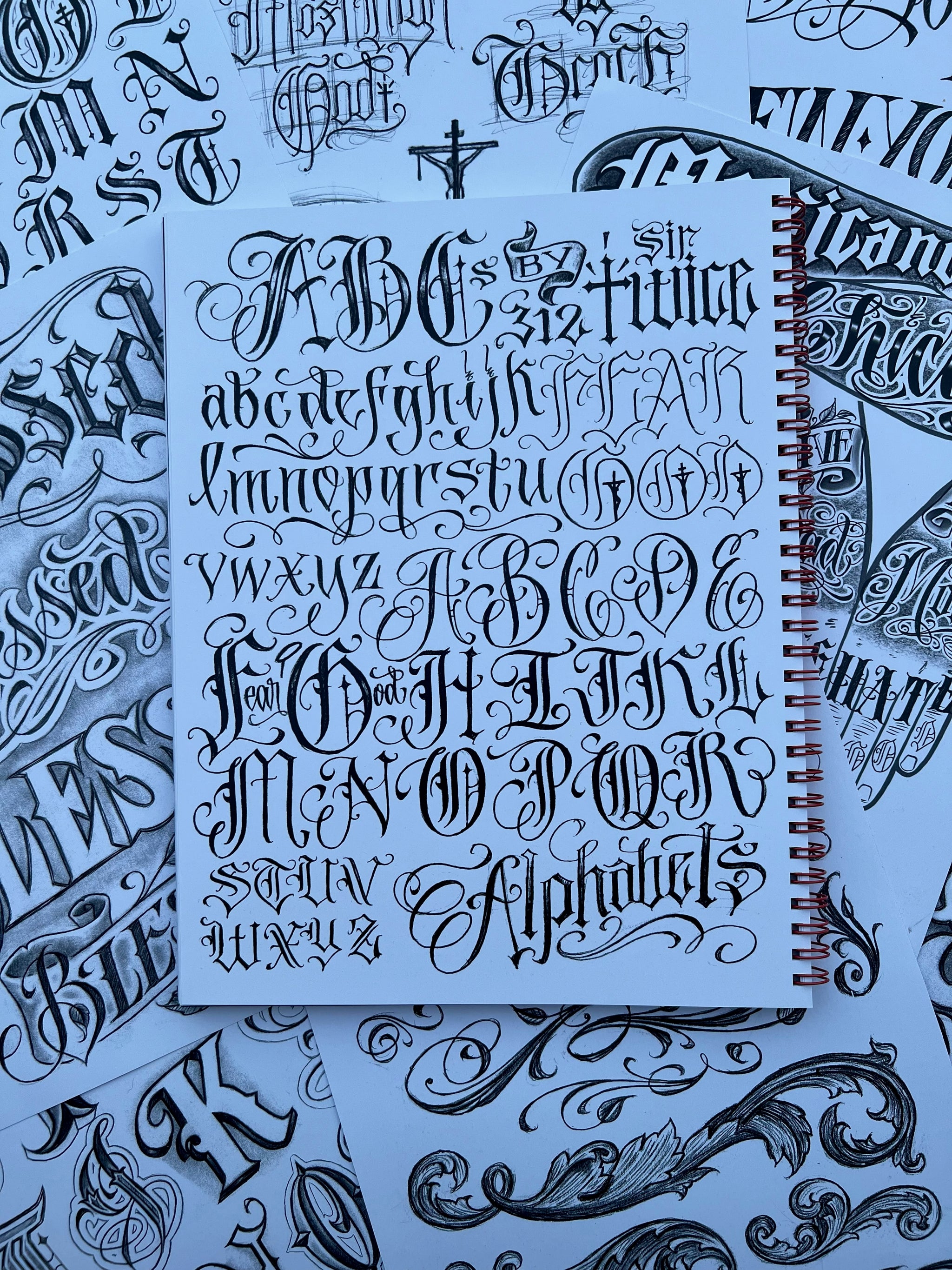Chino Lettering Tutorial Cursive chicano lettering tattoo - Bronctattooaus.com