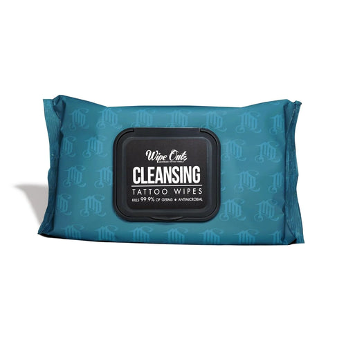 CLEANSING TATTOO WIPES (40 COUNT) - Big Sleeps Ink