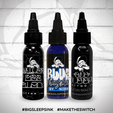 Load image into Gallery viewer, Black and Blue Set - Big Sleeps Ink
