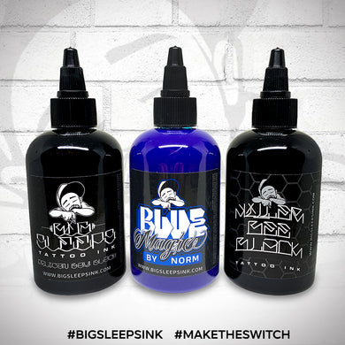 Black and Blue Set - Big Sleeps Ink