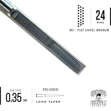 Load image into Gallery viewer, 24 Needle Chisel Magnum - Big Sleeps (50pc/Box) - Big Sleeps Ink
