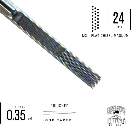 24 Needle Chisel Magnum - Big Sleeps (50pc/Box) - Big Sleeps Ink